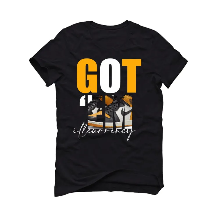 Air Jordan 1 High OG “Taxi” Black T-Shirt (Got Em)