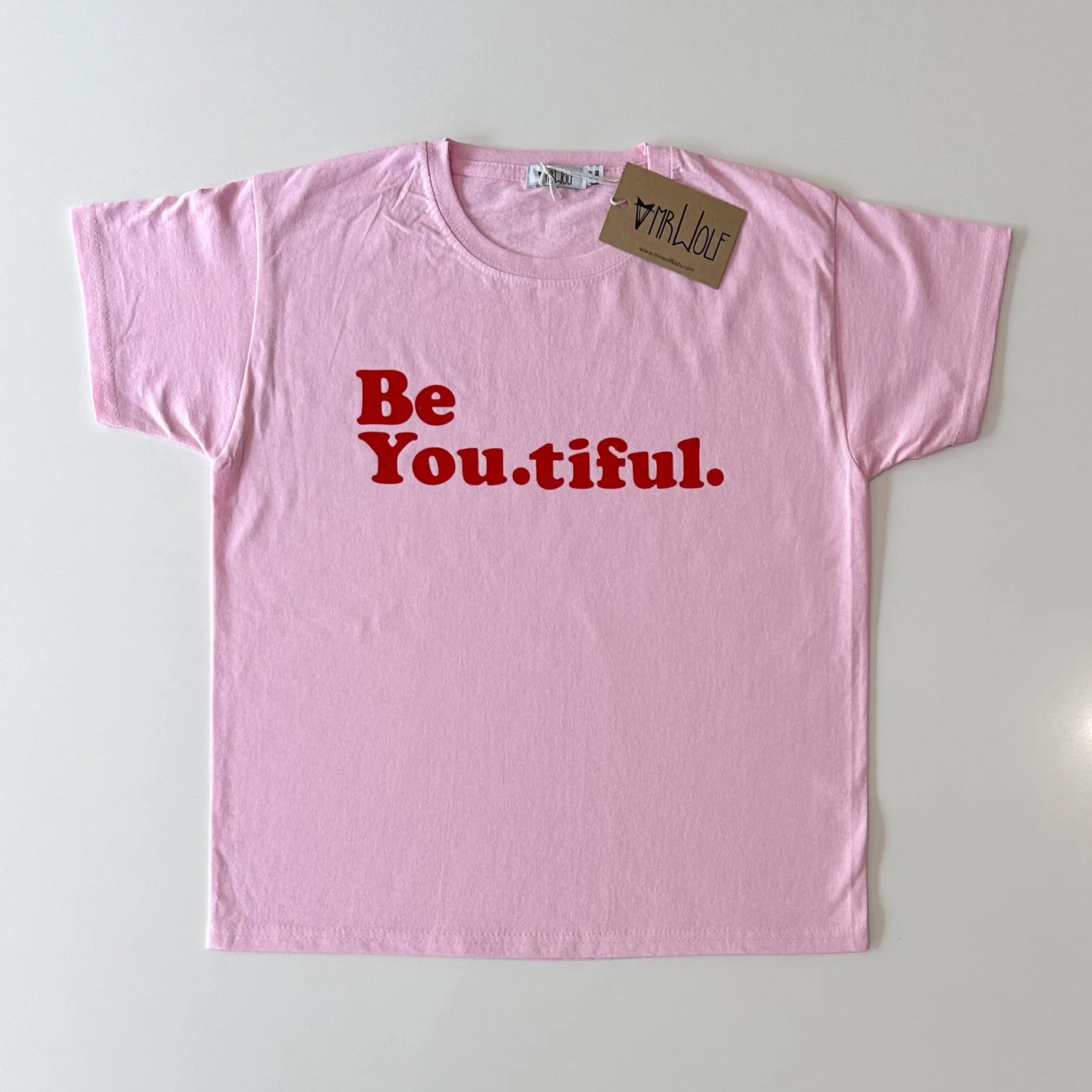 Be You Tiful Girls Pink Kids T-shirt