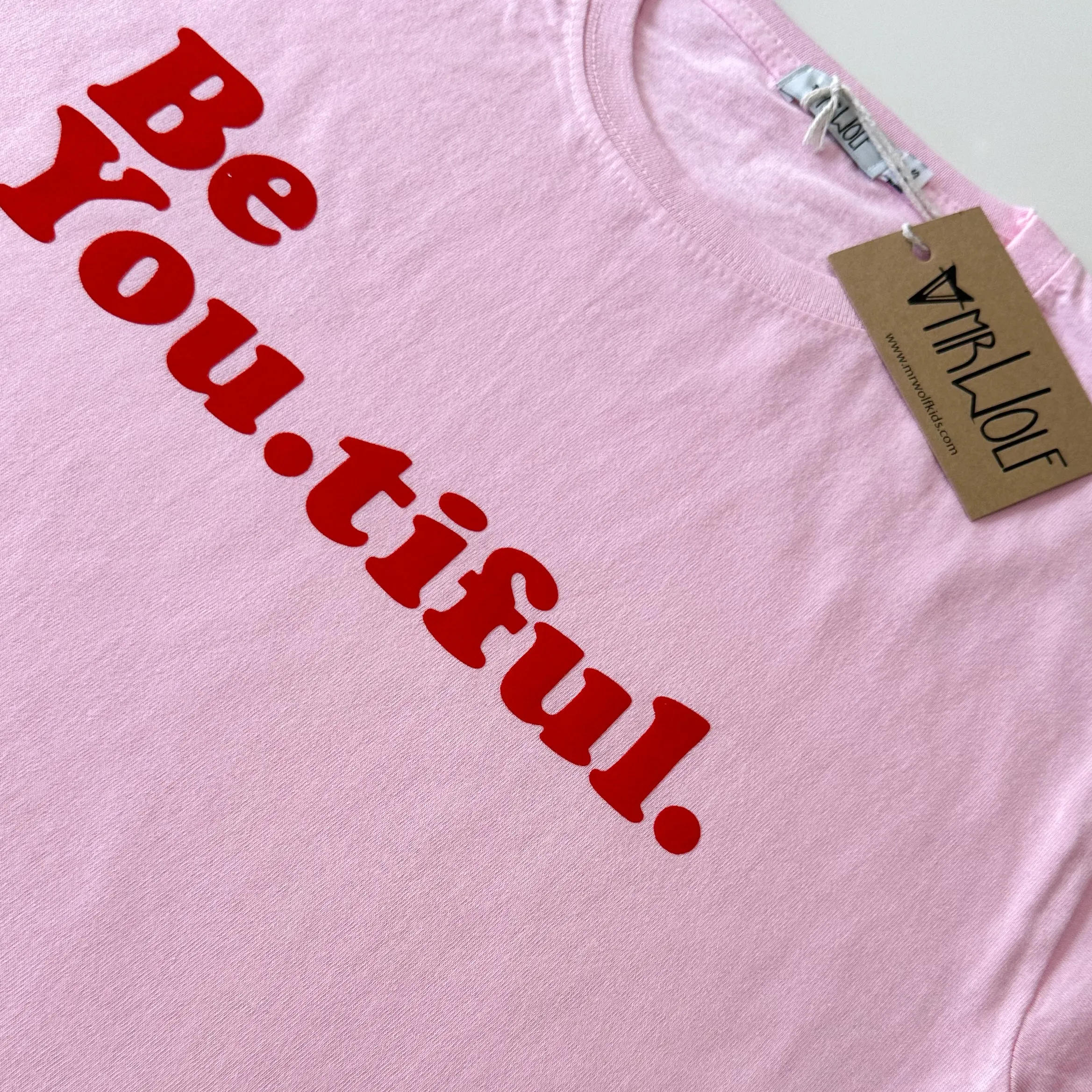 Be You Tiful Girls Pink Kids T-shirt