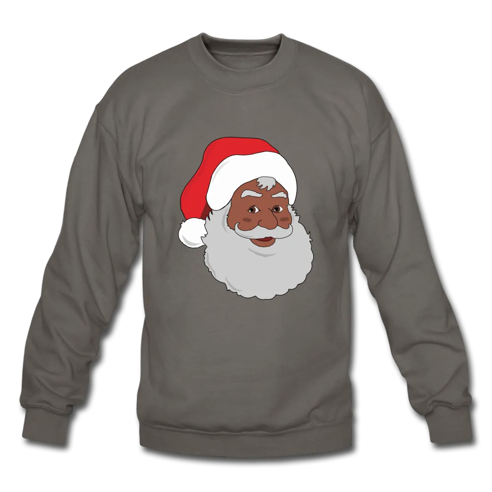 Black Santa Unisex Crewneck Sweatshirt (Style 2)