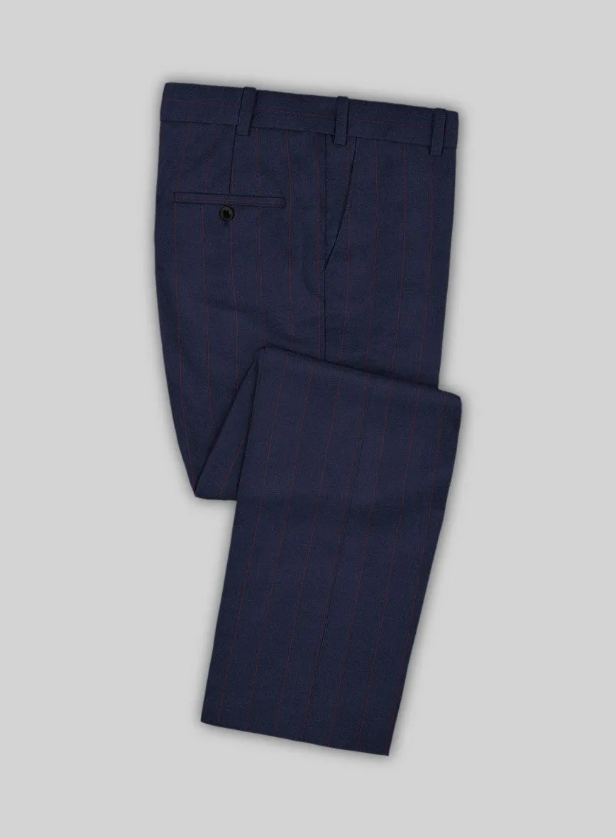 Caccioppoli Sun Dream Grezo Dark Blue Wool Silk Suit