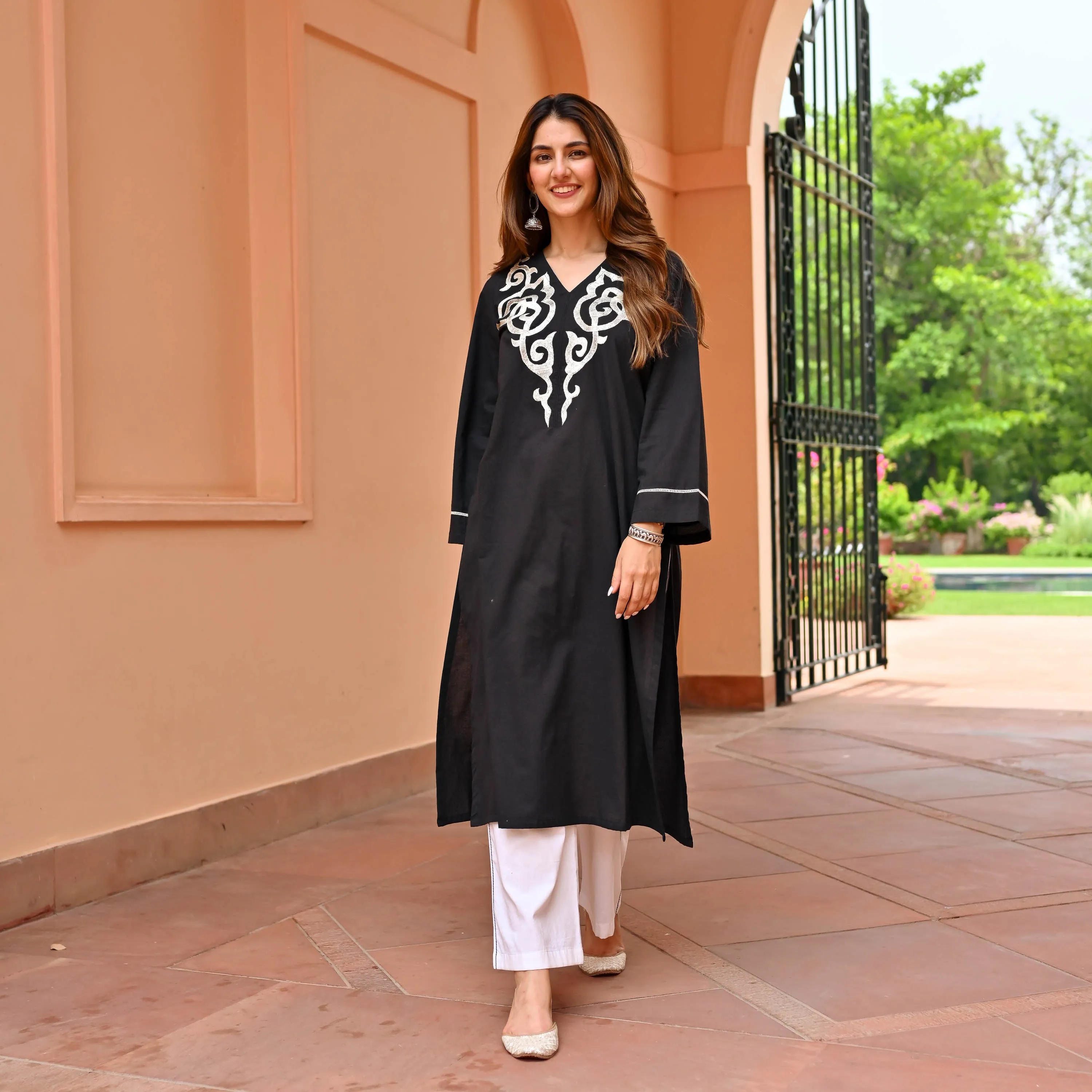 Chic Embroidery Kurta Set