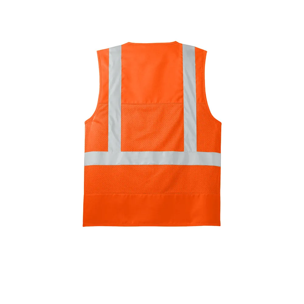 CornerStone® - ANSI 107 Class 2 Mesh Back Safety Vest - Safety Orange