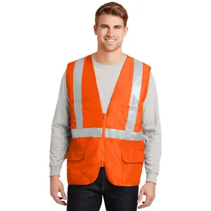 CornerStone® - ANSI 107 Class 2 Mesh Back Safety Vest - Safety Orange