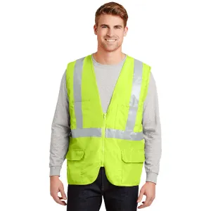 CornerStone® - ANSI 107 Class 2 Mesh Back Safety Vest - Safety Yellow