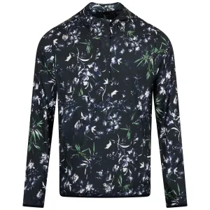 Dark Floral Newago Jacket Maltese Blue - SU24