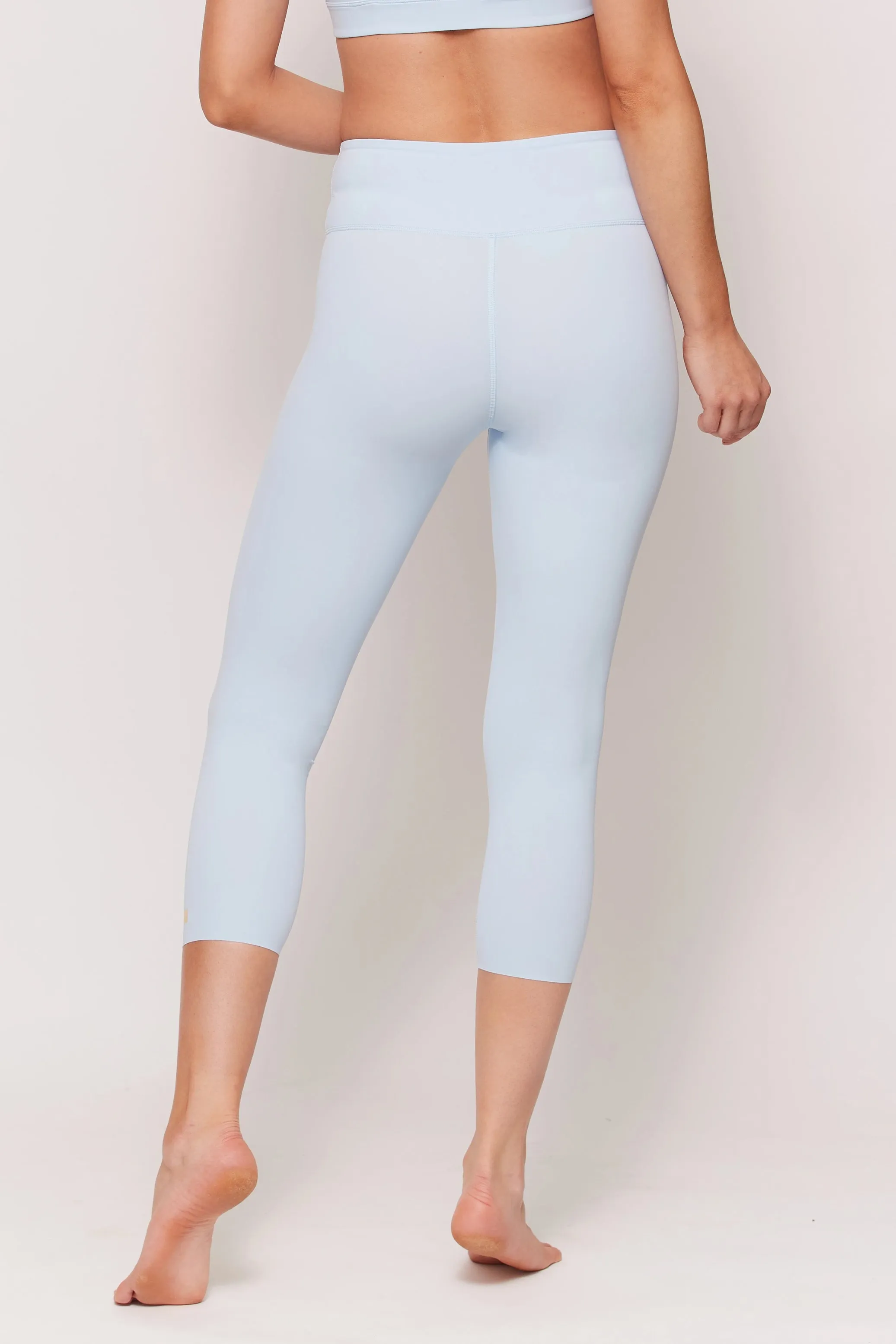 Desire - Crop Legging (Air fabric) Sky Blue