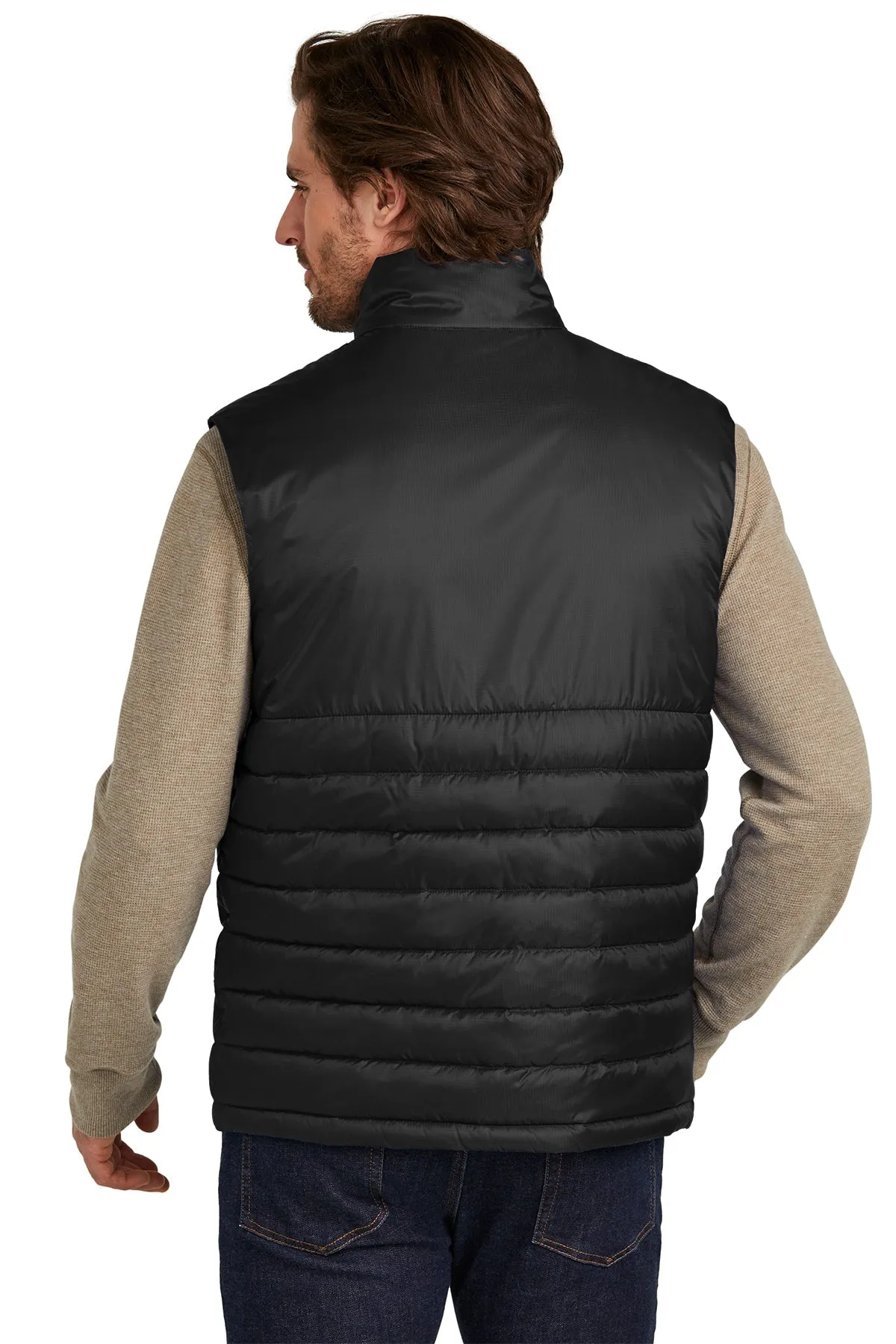 Eddie Bauer Customized Quilted Vests, Deep Black