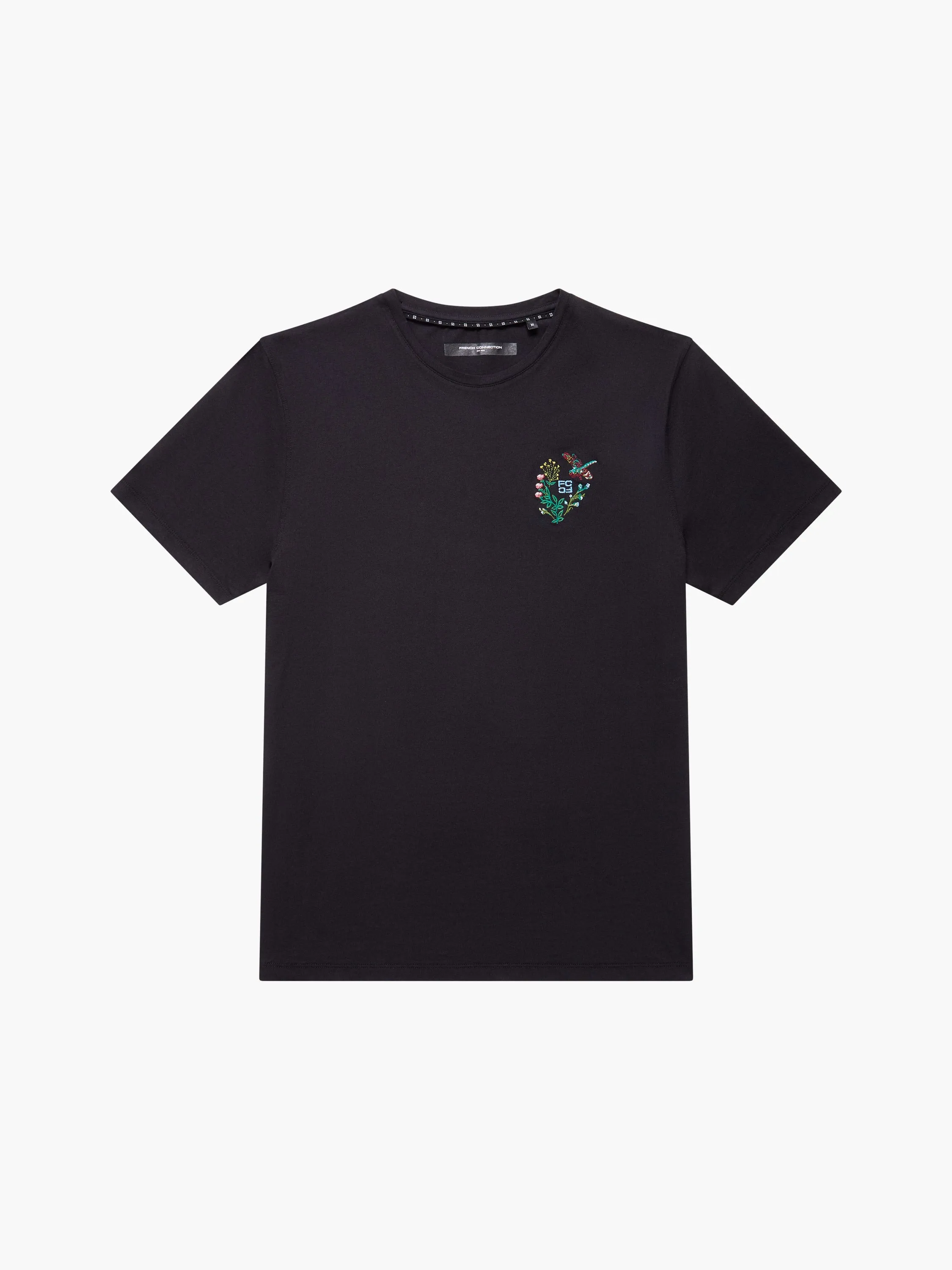 Embroidered Dragonfly Organic Graphic T-Shirt