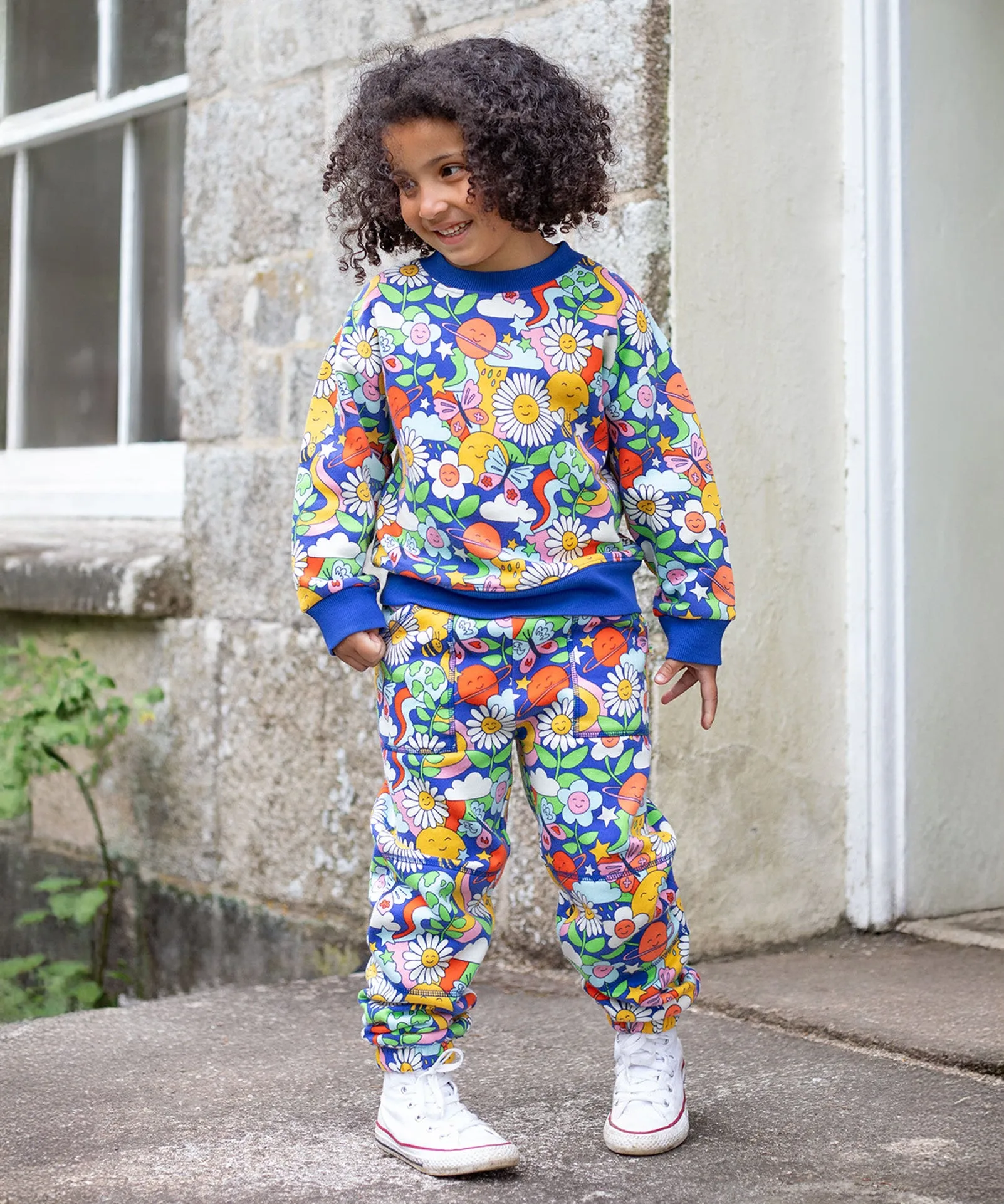 Frugi Malpas Joggers - Retro Happy