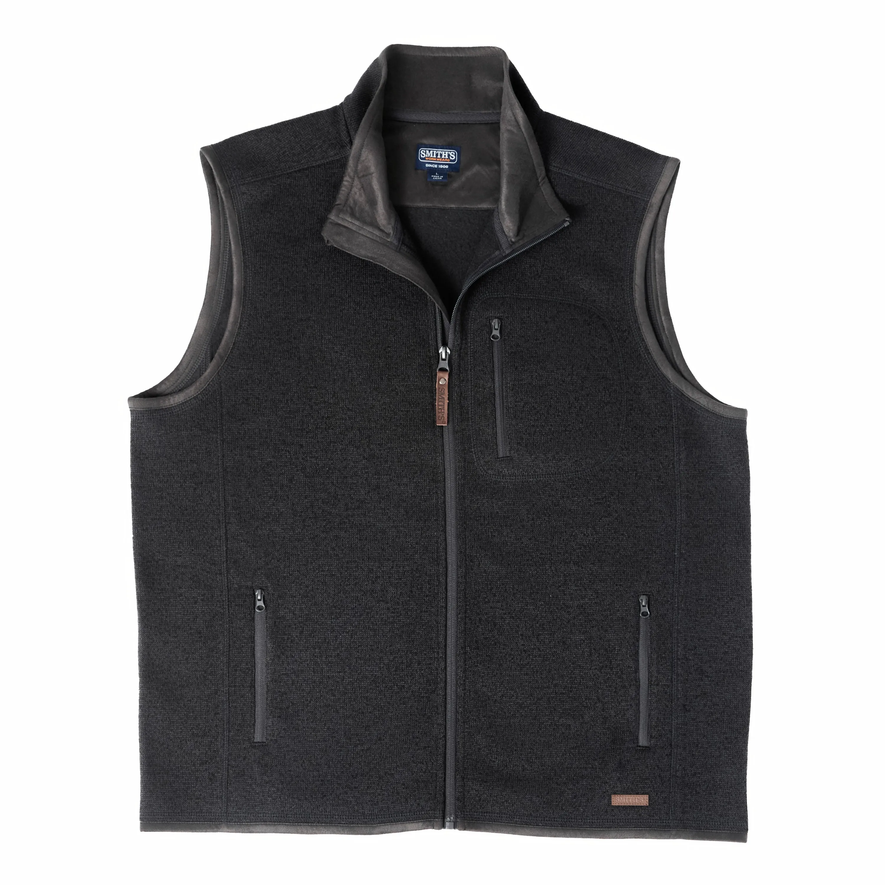 FULL-ZIP FLEECE SWEATER VEST