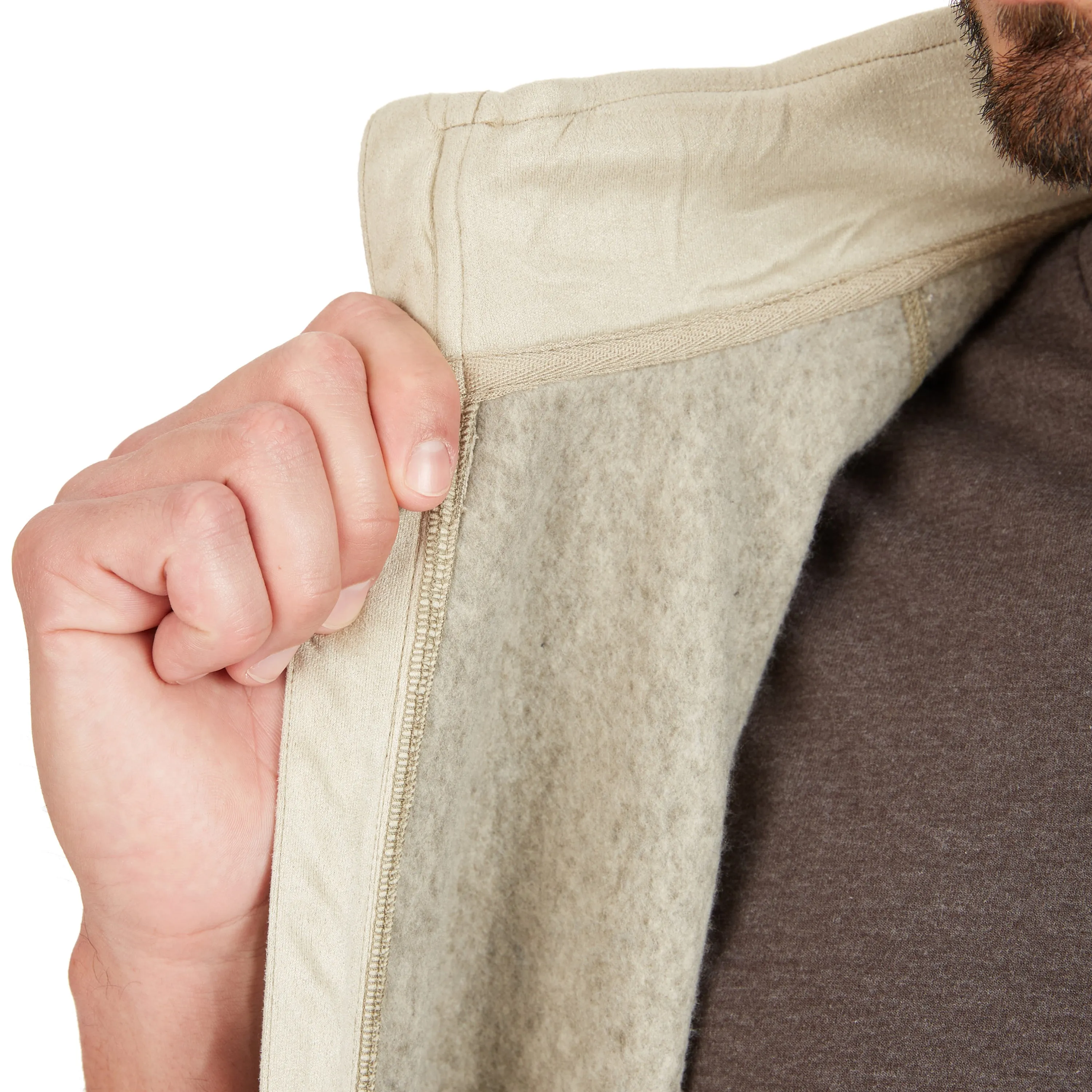 FULL-ZIP FLEECE SWEATER VEST