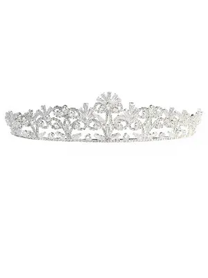 Girls Multi Color Blossom Crystal Princess Wedding Pageant Tiara