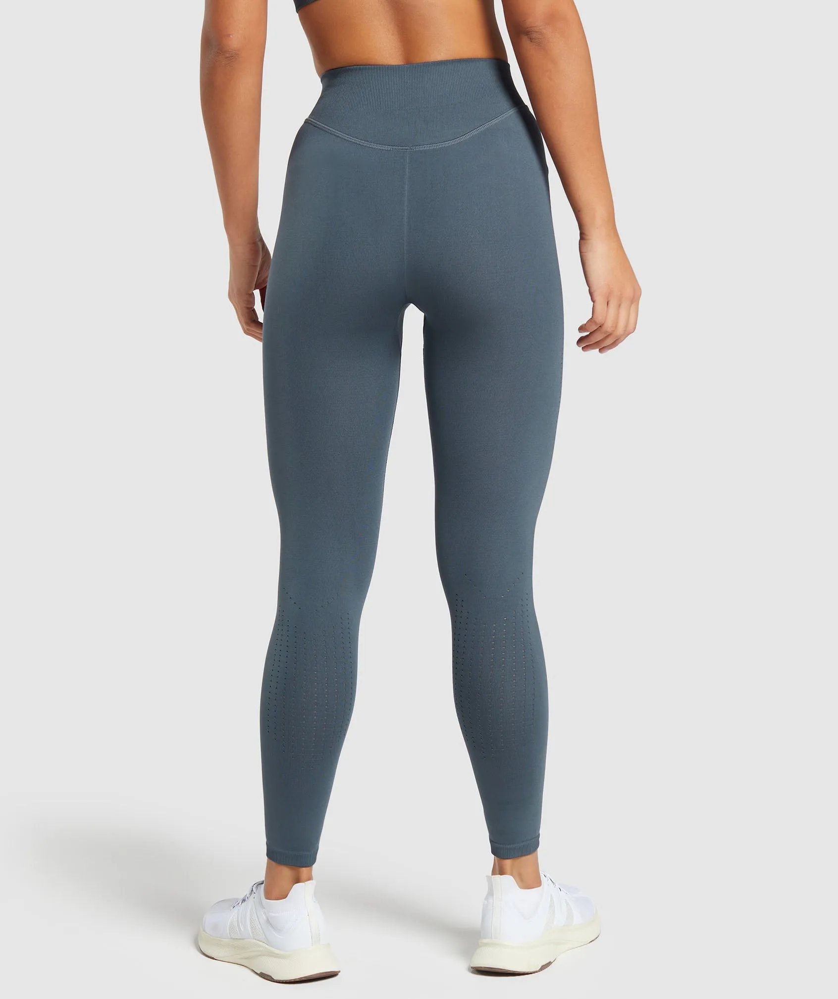 Gymshark Sweat Seamless Leggings - Titanium Blue