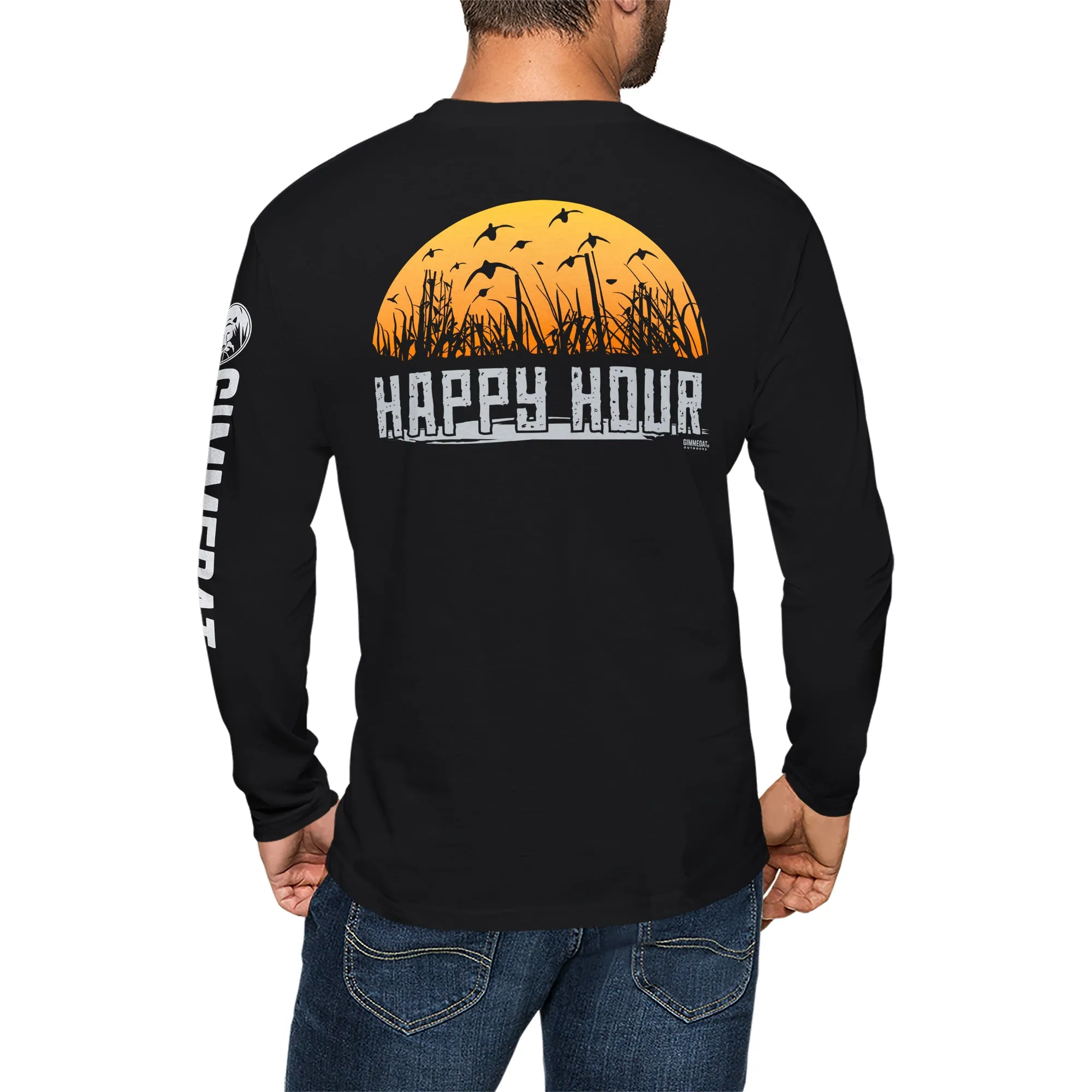 Happy Hour Duck Long Sleeve T-Shirt