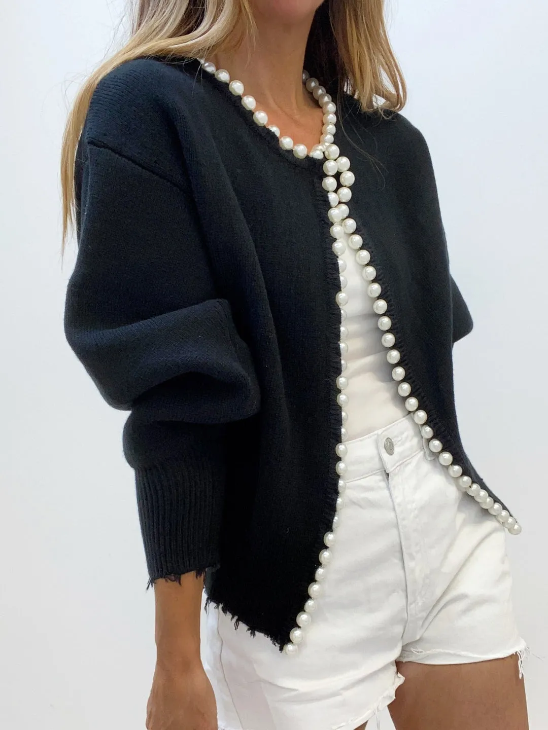 Ivyshape | Chic Beaded Cardigan