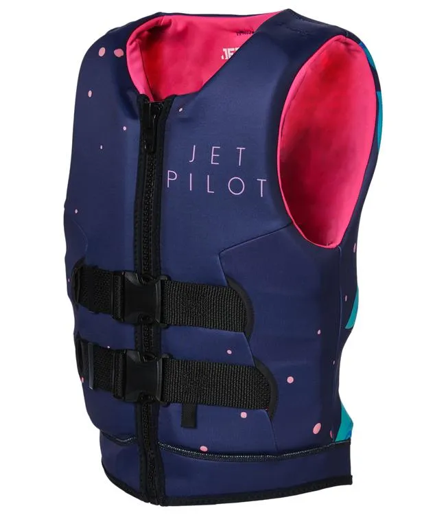 Jetpilot Wings Cause Girls Life Vest (2024) - Navy