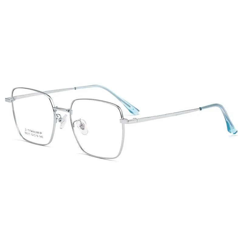 KatKani Unisex Full Rim Square Alloy Frame Eyeglasses 86311P