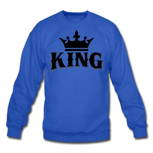 King w/ Crown (Black) Crewneck Sweatshirt (Style 2)