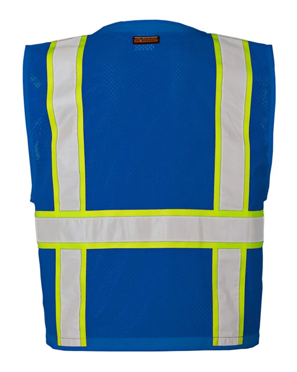 Kishigo - EV Series® Enhanced Visibility Multi-Pocket Mesh Vest - Royal Blue / Lime