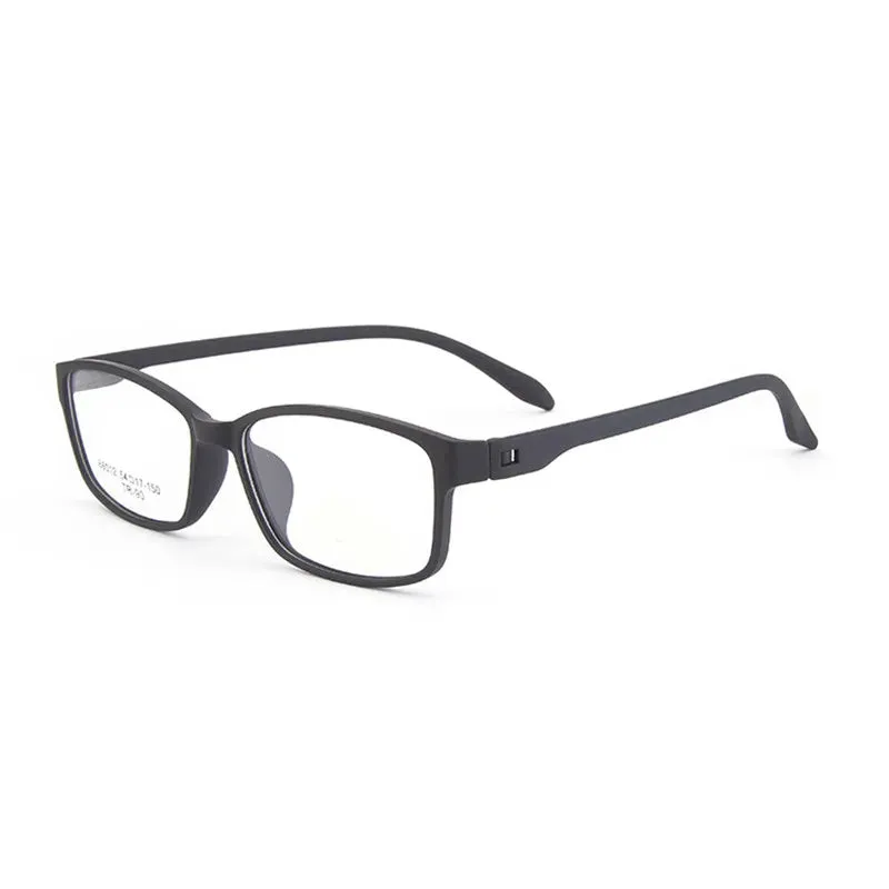 Kocolior Unisex Full Rim Square Tr 90 Stainless Steel Reading Glasses 66012