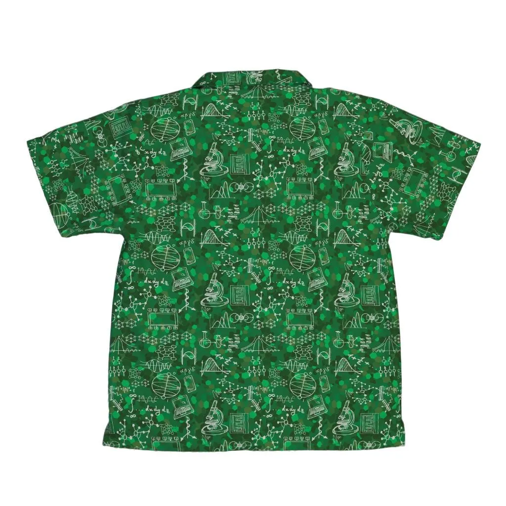 Mad Science Lab Green Youth Hawaiian Shirt