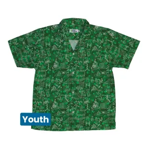 Mad Science Lab Green Youth Hawaiian Shirt