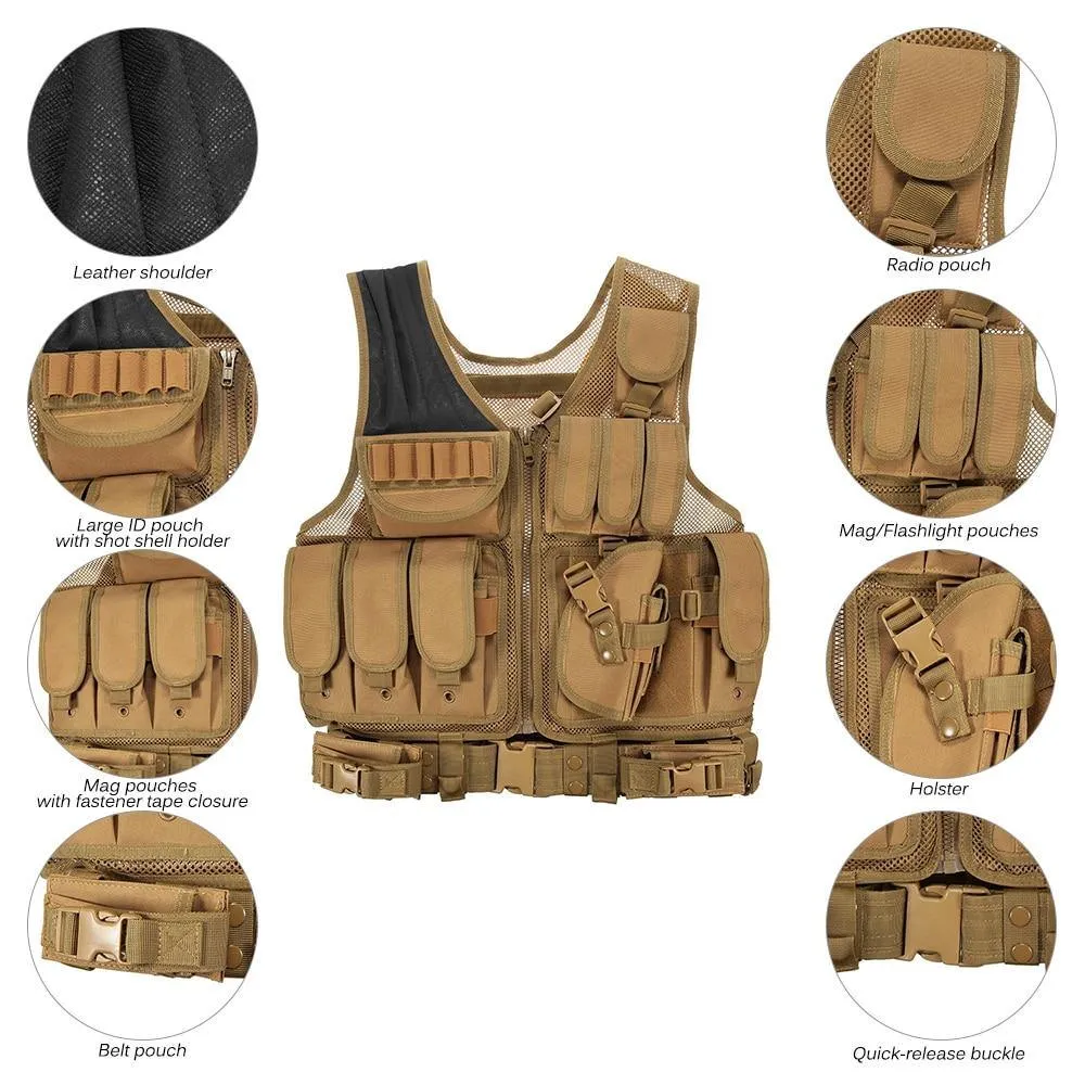 Molle Armor Load Bearing Tactical Vest