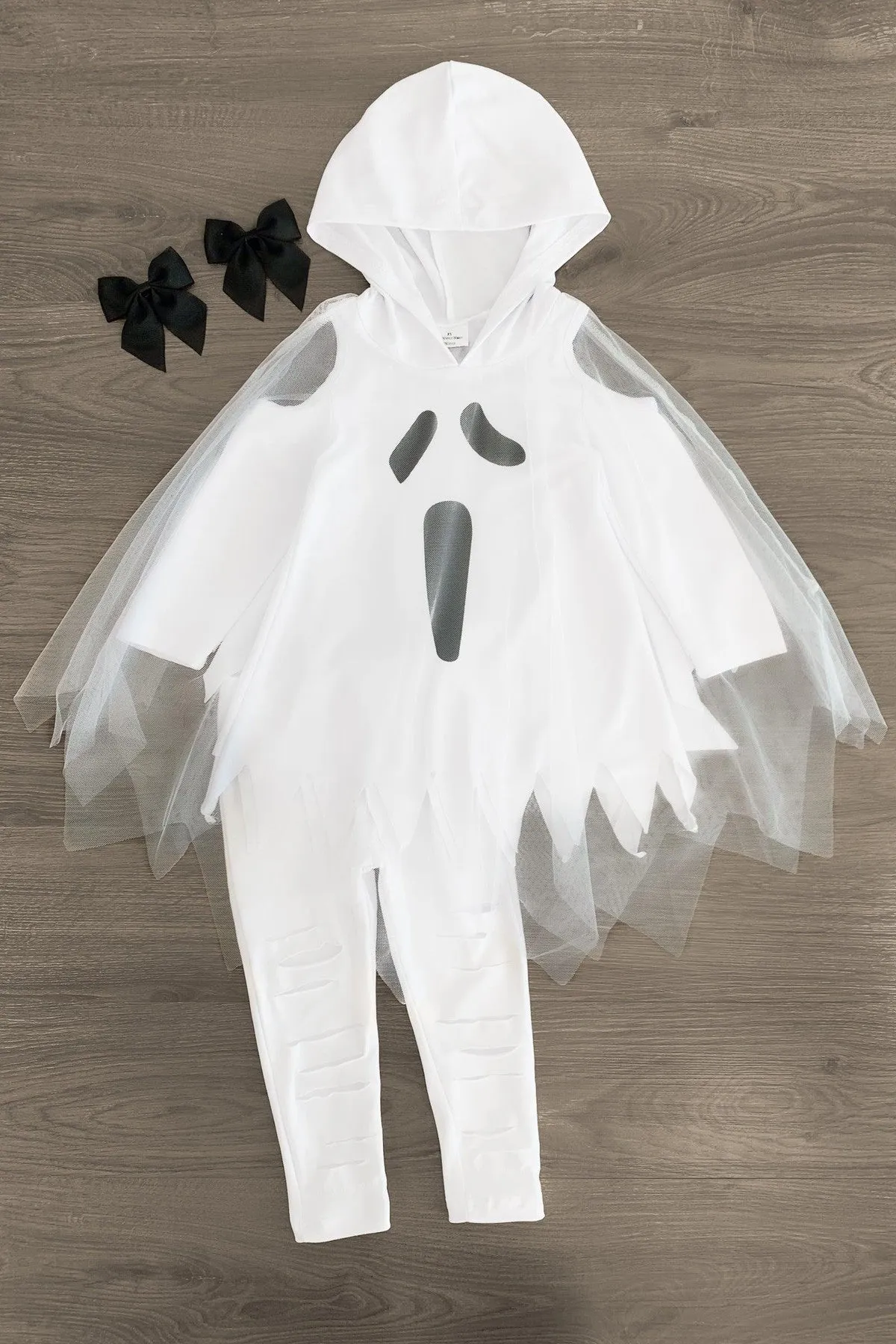 Mom & Me - White Ghost Costume Set