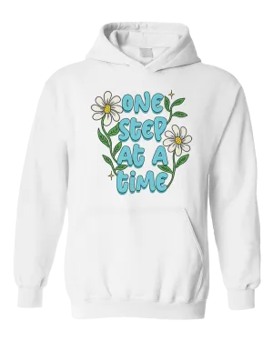 One Step At A Time (Flowers) - Hoodie