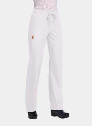 Orange Standard Unisex Huntington Scrub Trousers - White