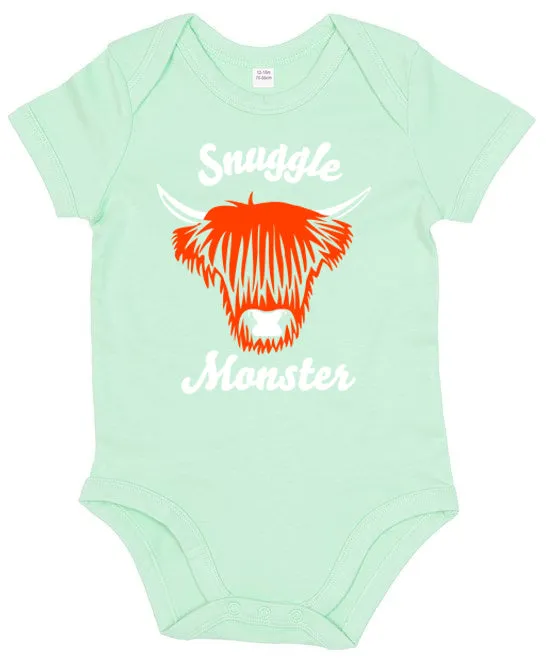 Organic Snuggle Monster Babygrow