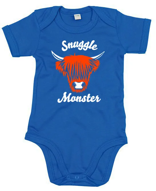 Organic Snuggle Monster Babygrow