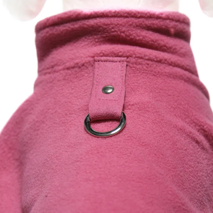 Pink Fleece Vest