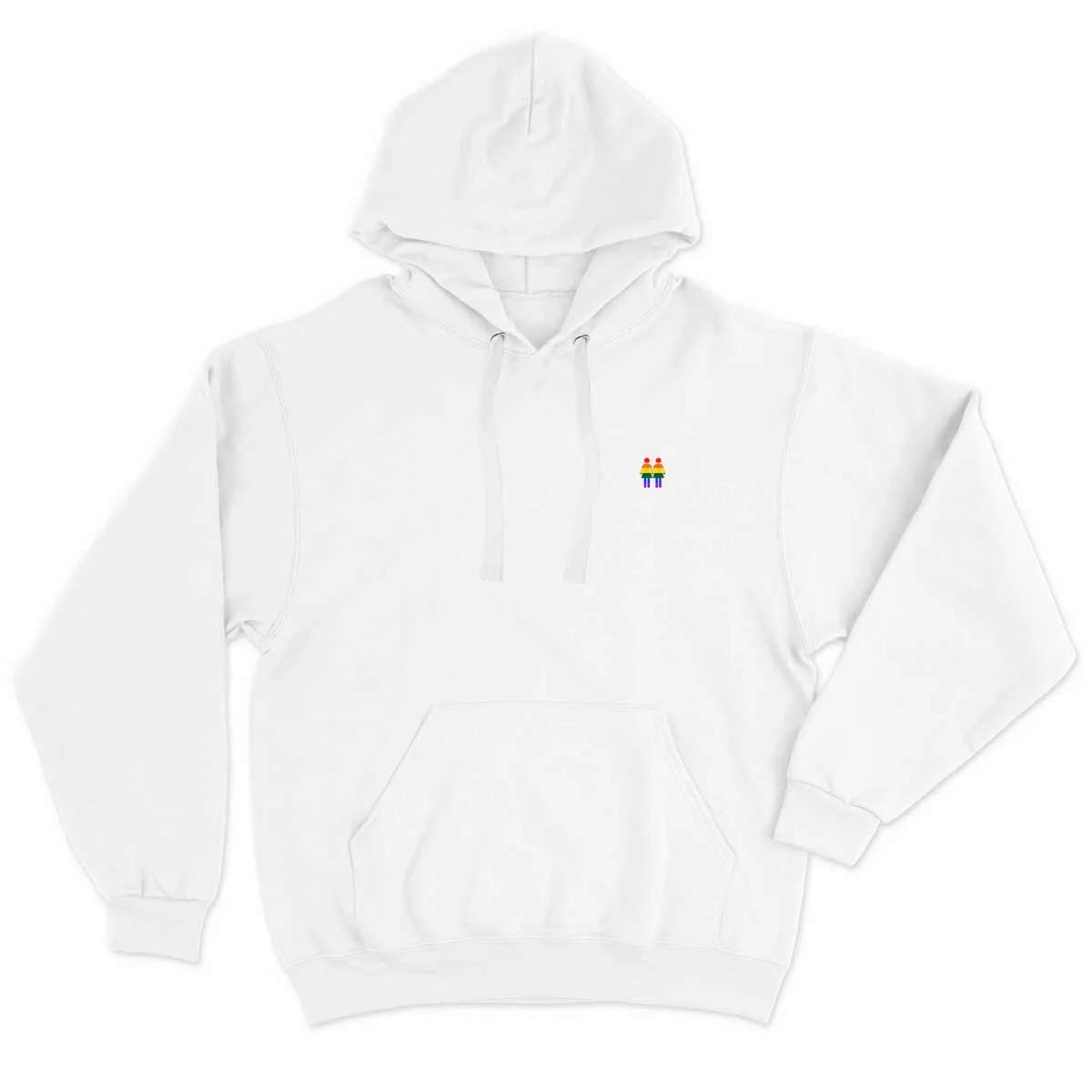 Pride Holding Hands Embroidered LGBTQ  Hoodie