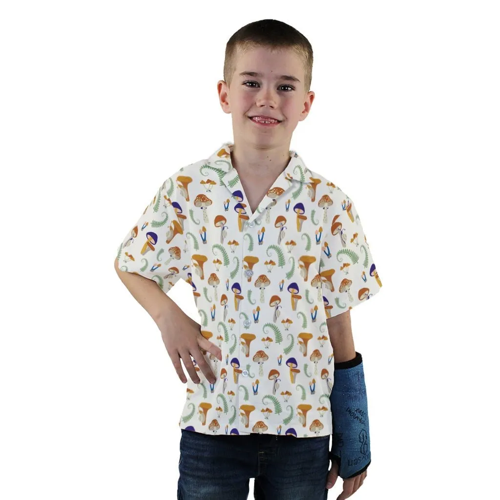 Snails and Mushrooms Botany Youth Hawaiian Shirt