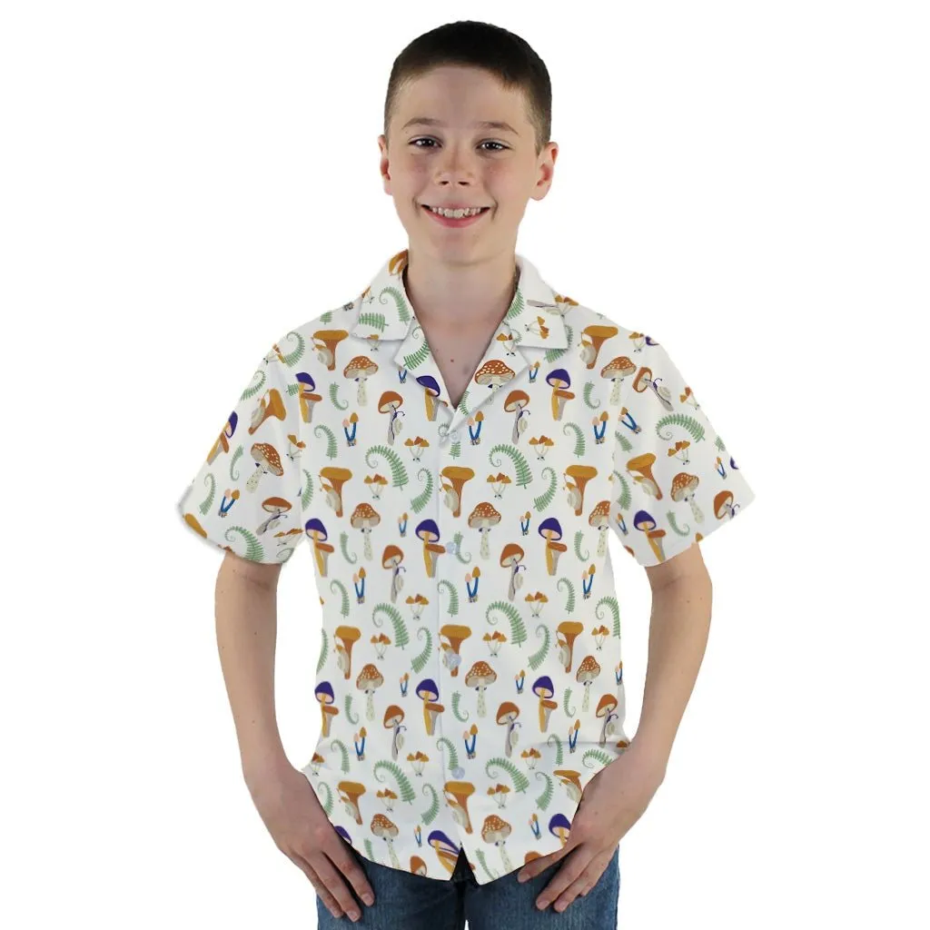 Snails and Mushrooms Botany Youth Hawaiian Shirt