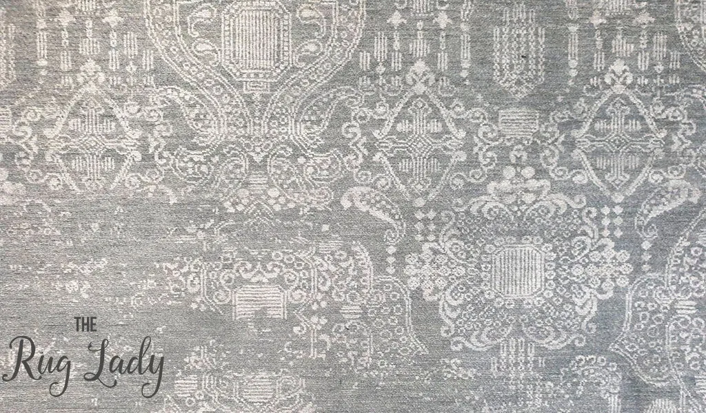 Spirit Silver Oriental Transitional Rug