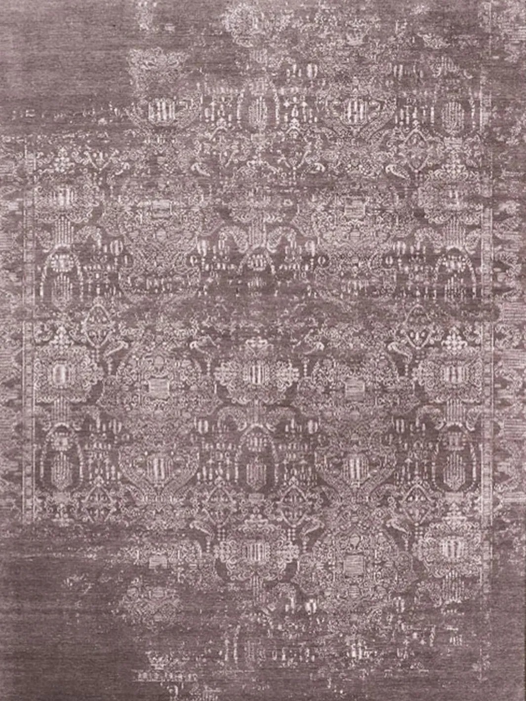 Spirit Silver Oriental Transitional Rug