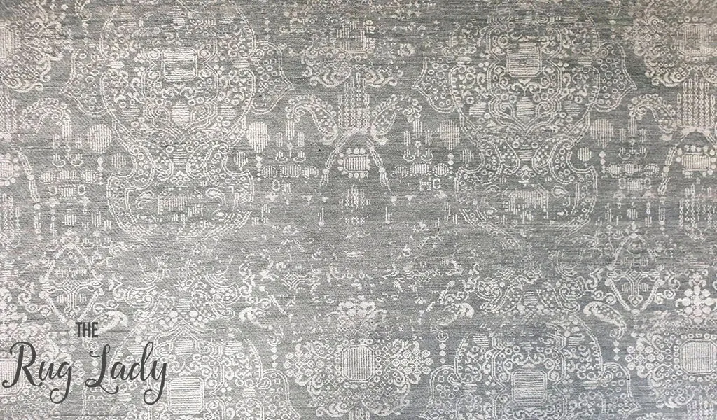 Spirit Silver Oriental Transitional Rug