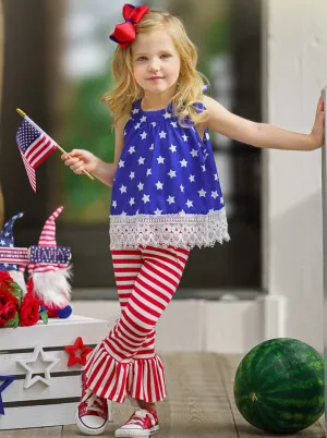 Star Spangled Sweetheart Bell Bottom Set