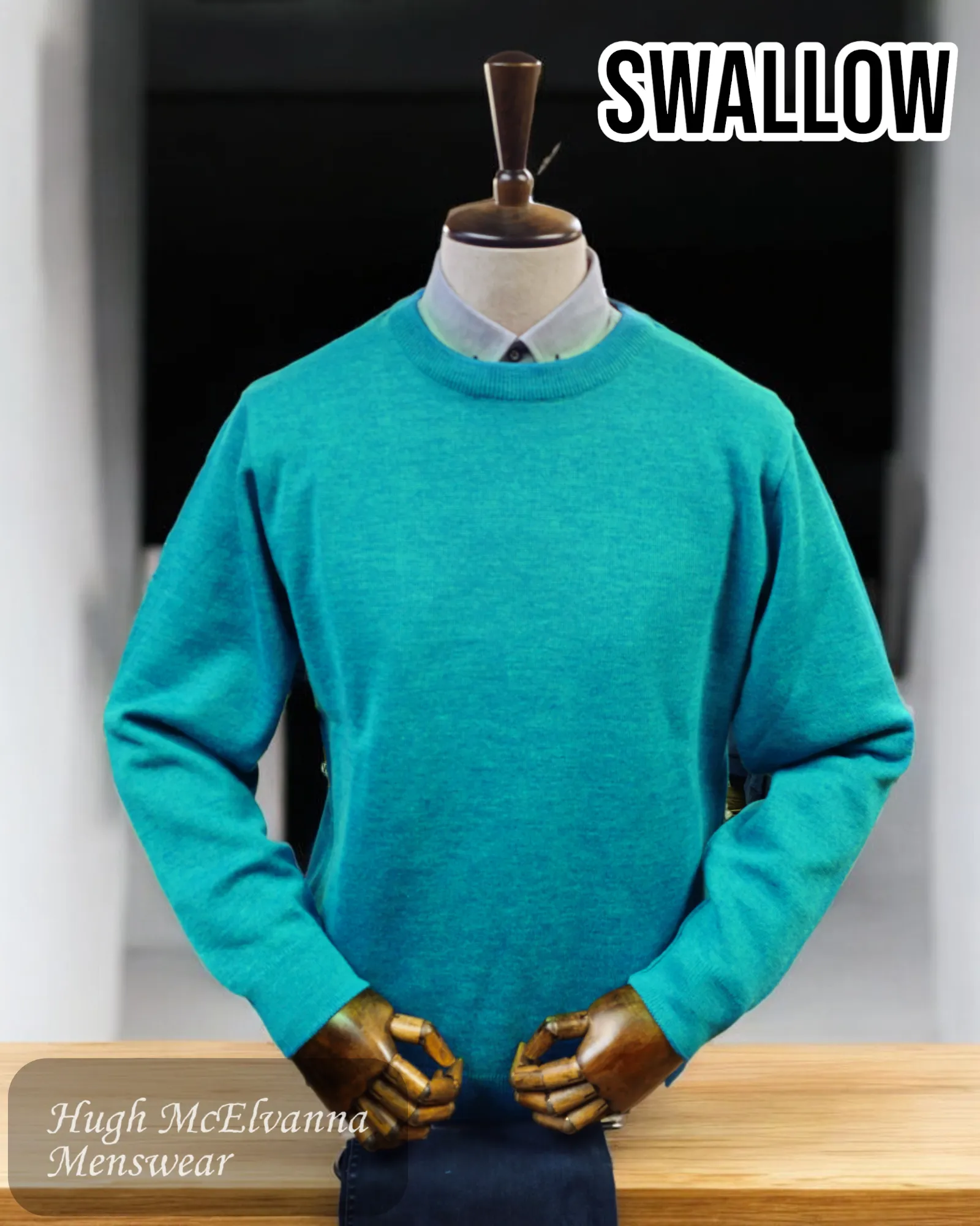 Swallow MUAR Plain Crew Neck Sweater