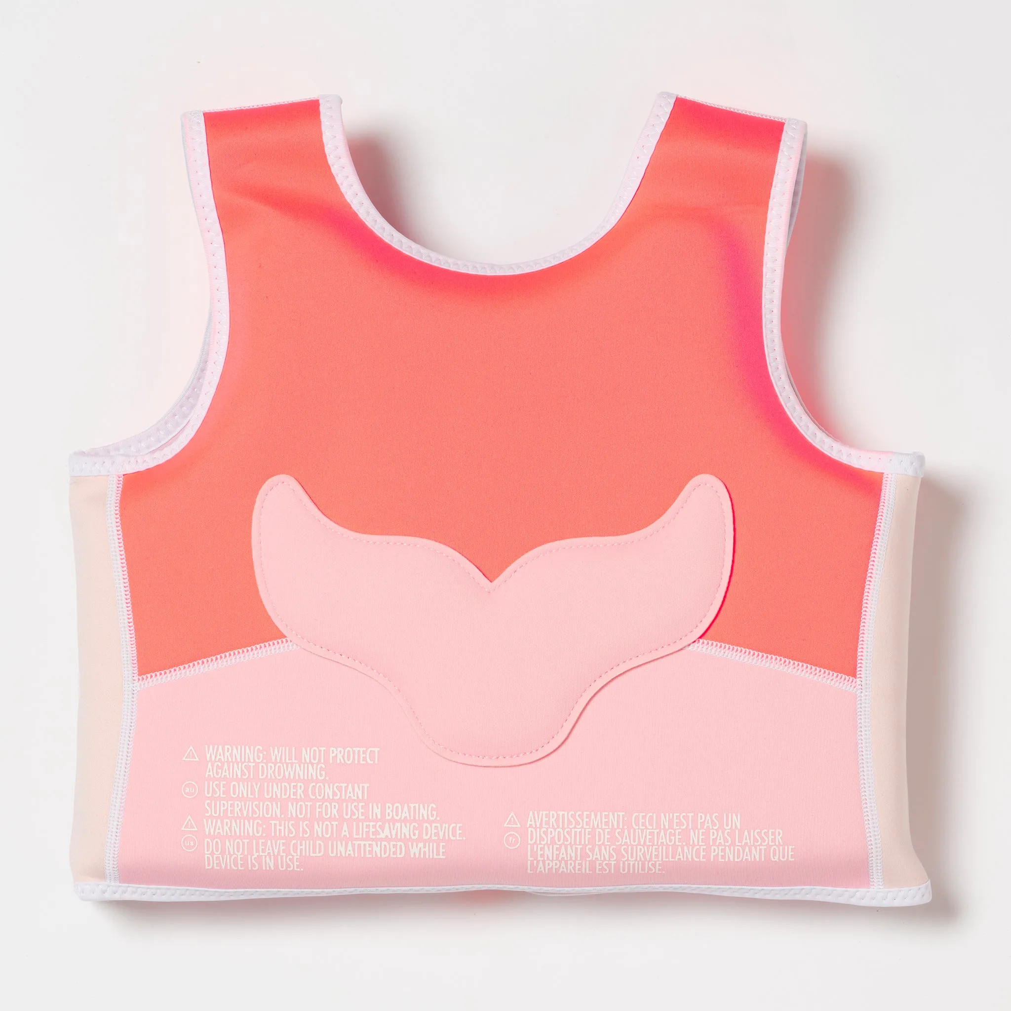 Swim Vest 3-6 | Melody the Mermaid Neon Strawberry