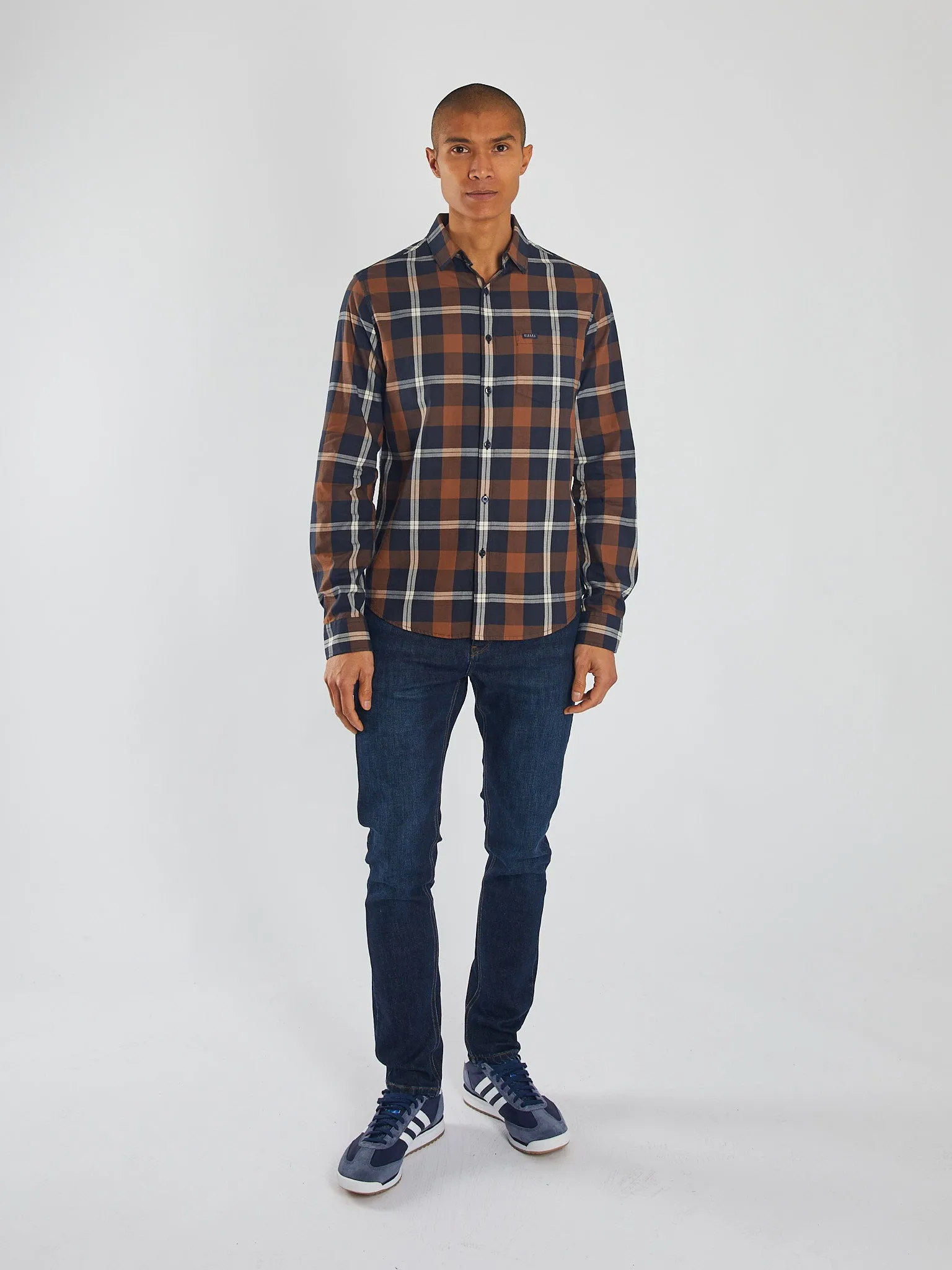 Tory LS Shirt Maple Wood Check