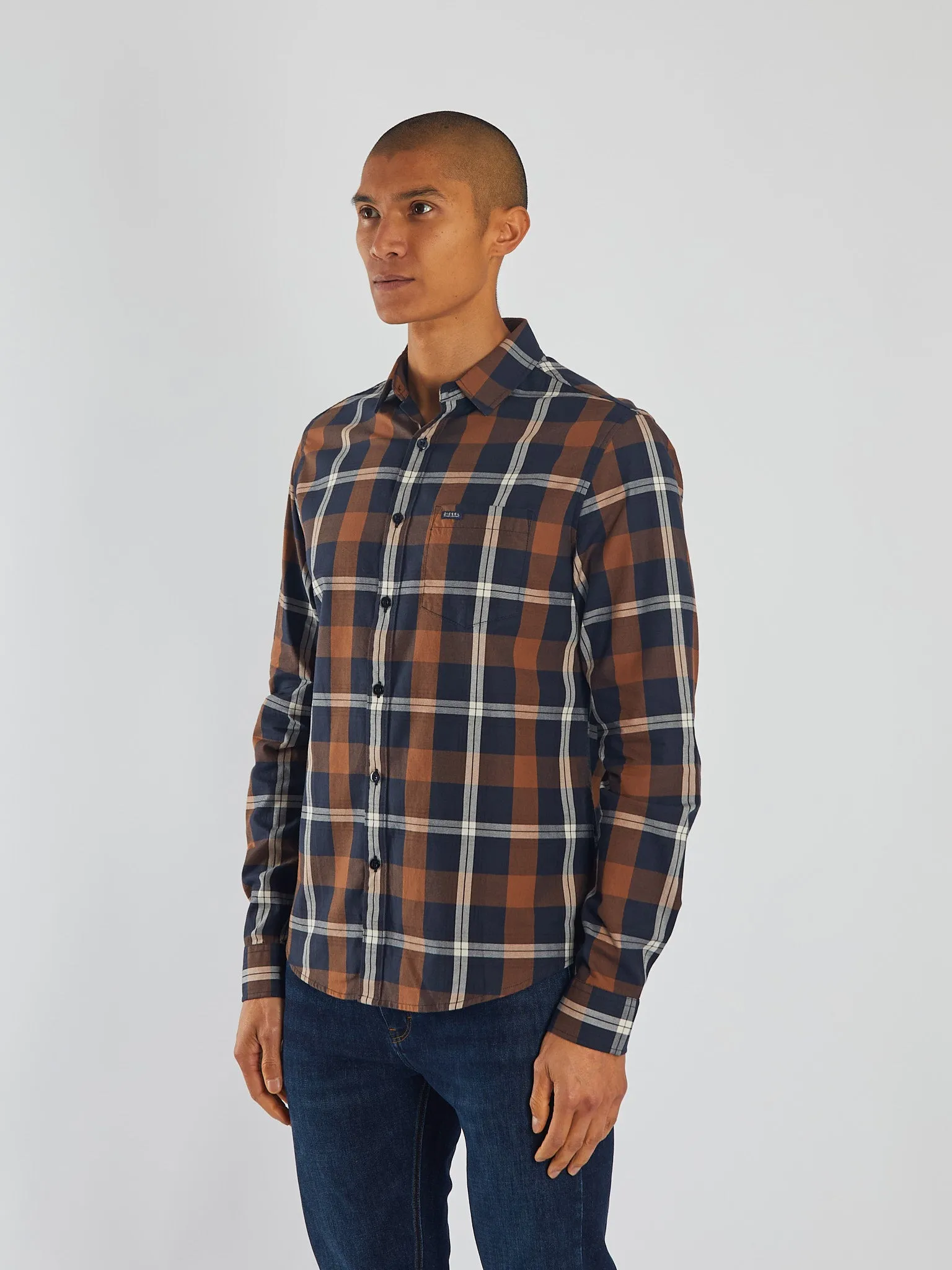 Tory LS Shirt Maple Wood Check