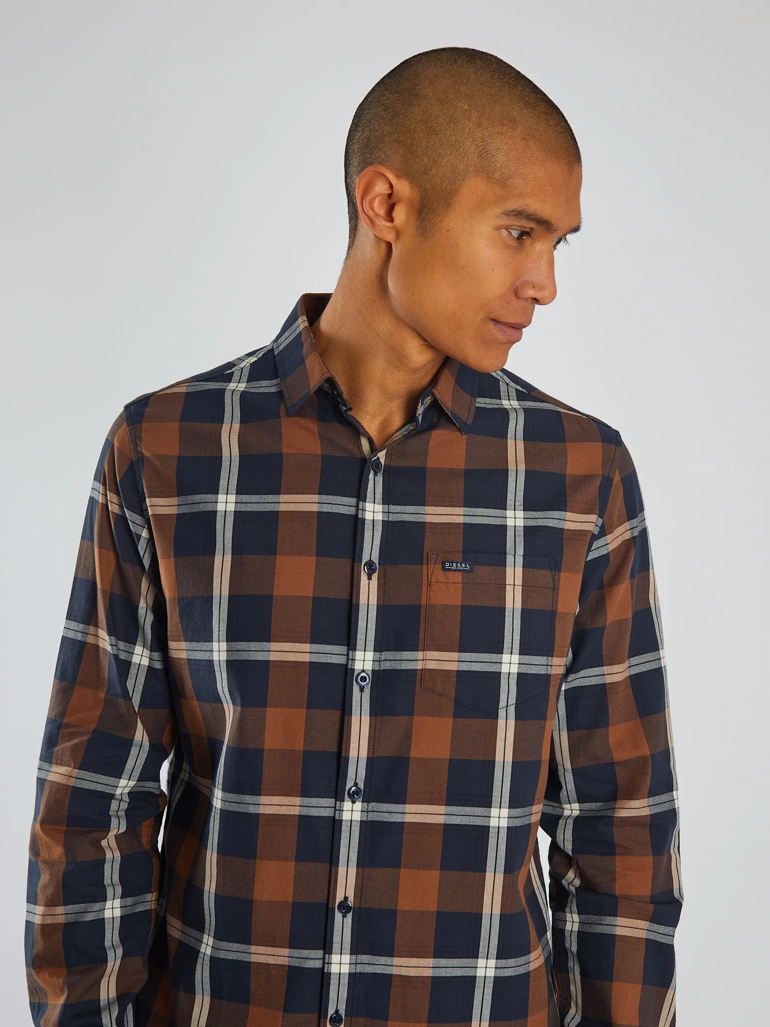 Tory LS Shirt Maple Wood Check