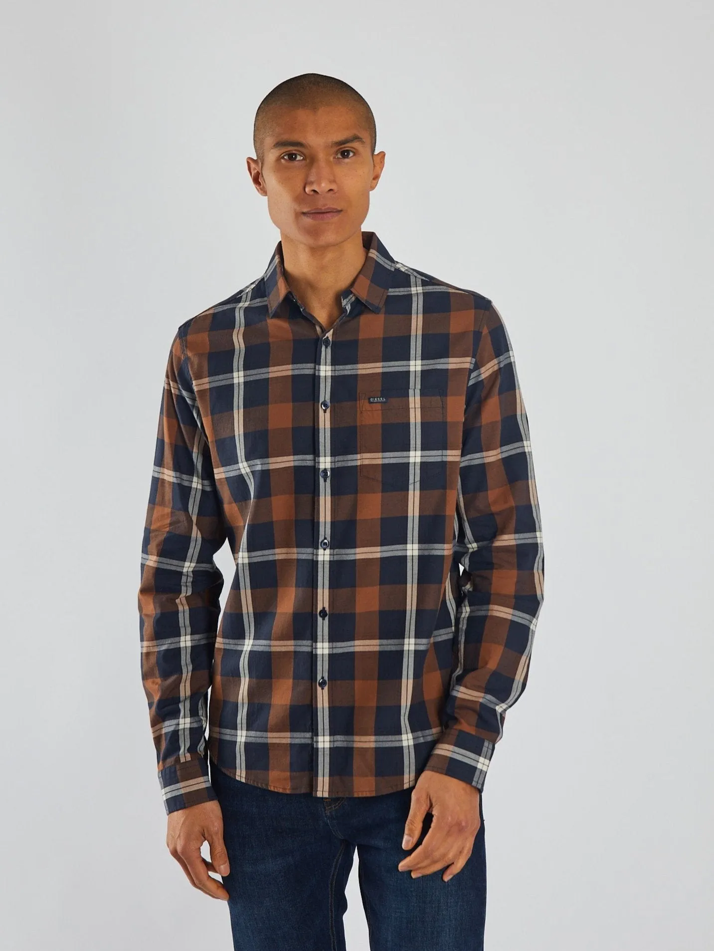 Tory LS Shirt Maple Wood Check