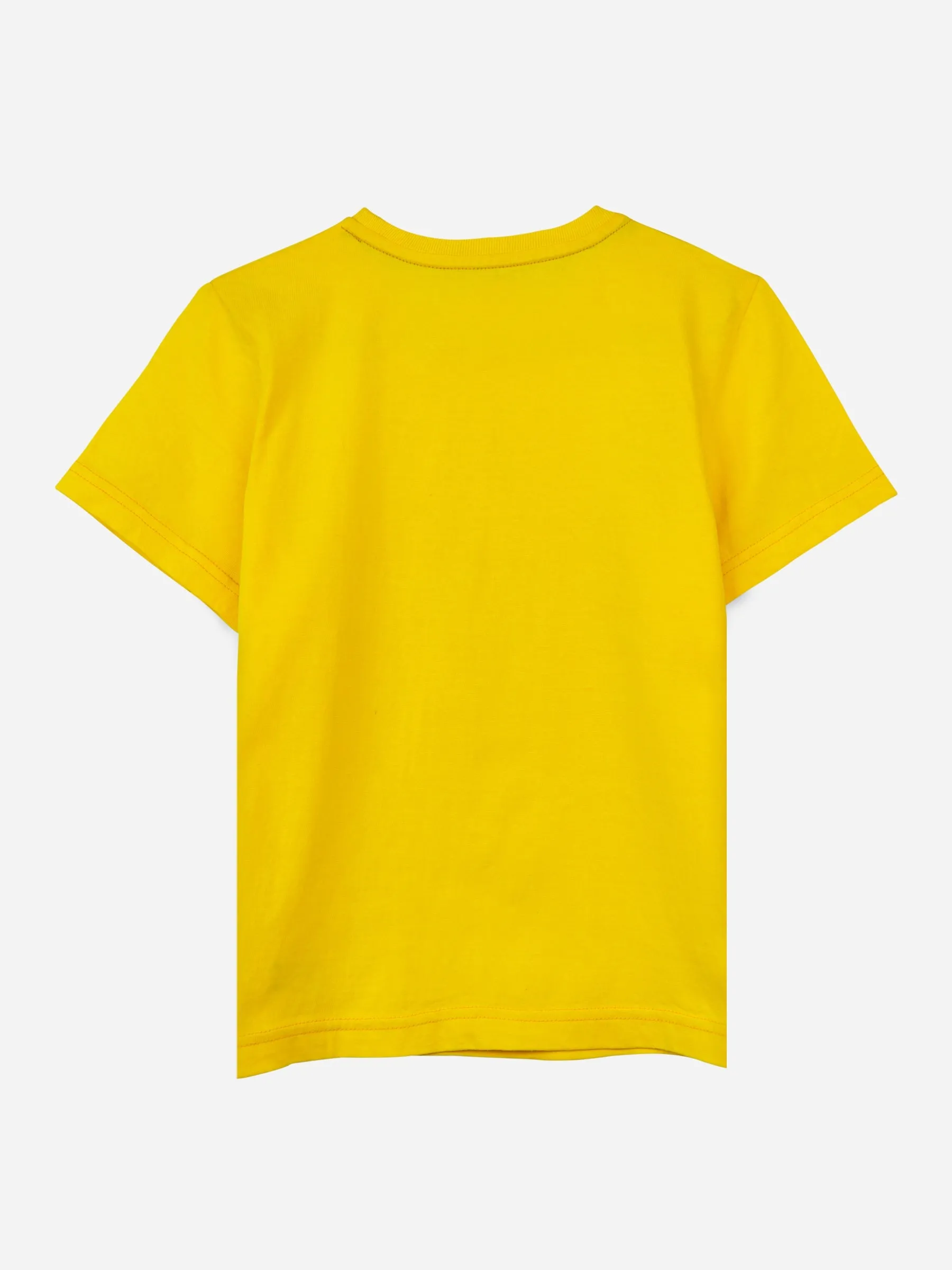 Yellow Graphic Printed Casual T-Shirt